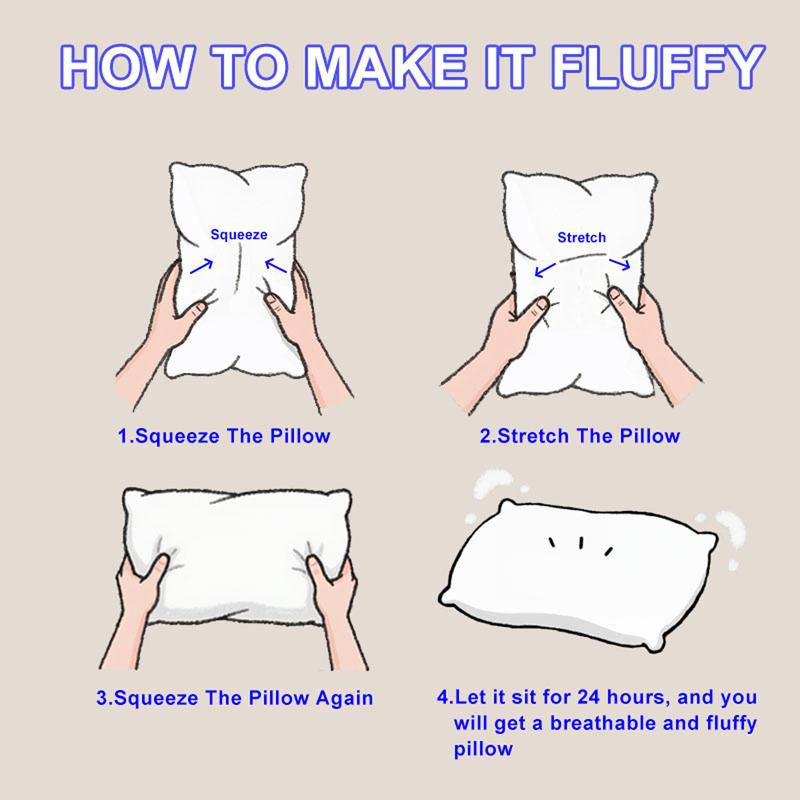 Hvnde Hotel Collection Deep Sleep Pillow - Neck Support Non-Collapse Design Hypoallergenic for Side Supine Prone Sleepers Pillows