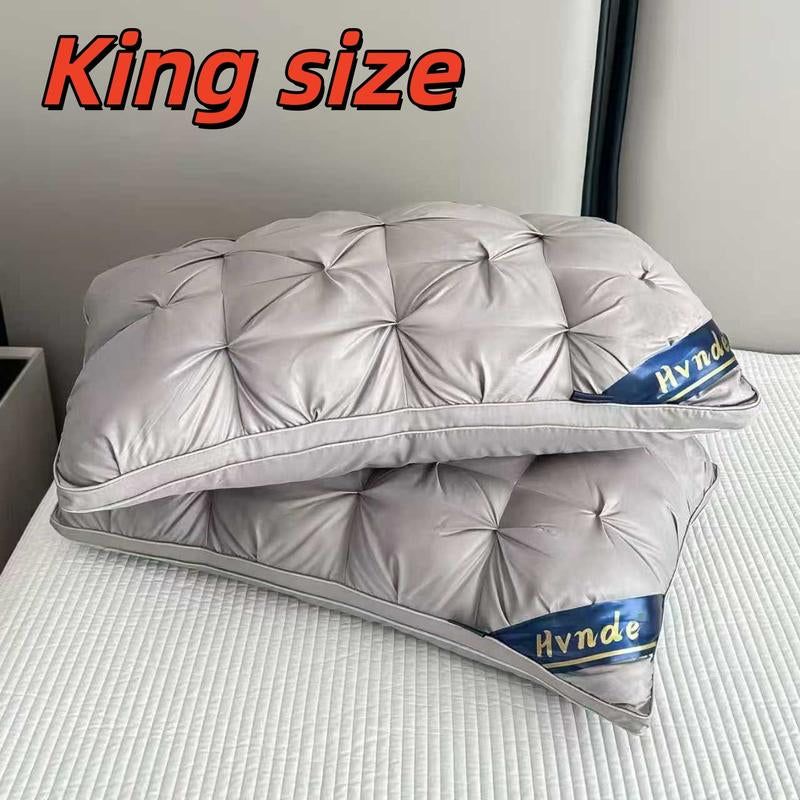 Hvnde Hotel Collection Deep Sleep Pillow - Neck Support Non-Collapse Design Hypoallergenic for Side Supine Prone Sleepers Pillows