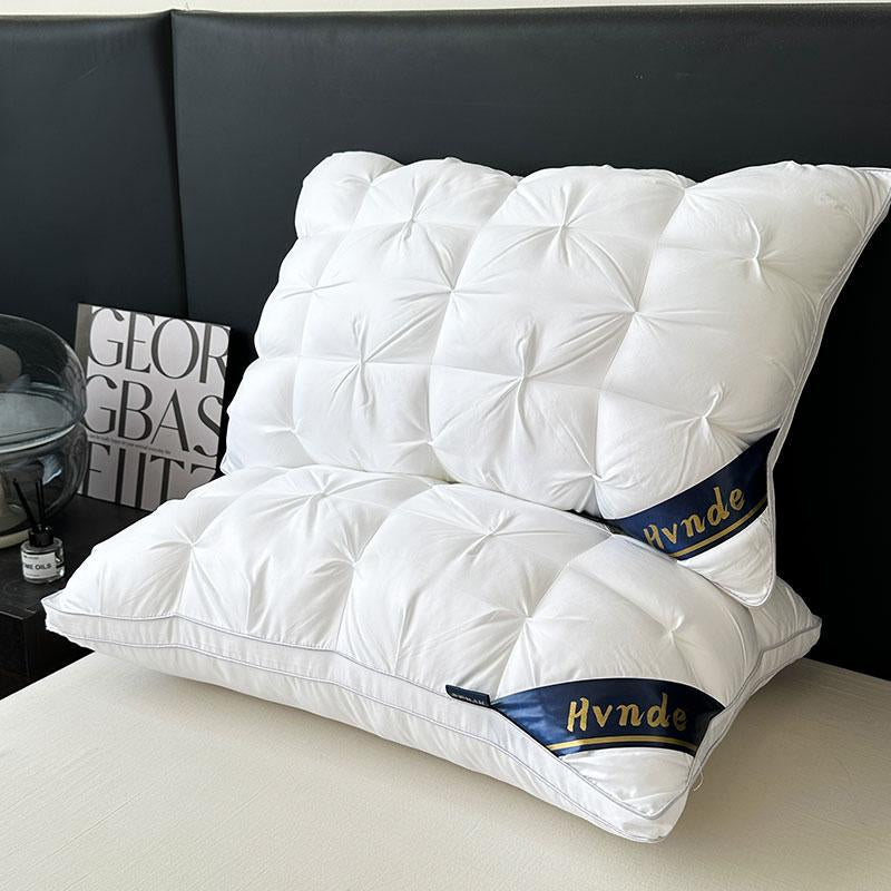 Hvnde Hotel Collection Deep Sleep Pillow - Neck Support Non-Collapse Design Hypoallergenic for Side Supine Prone Sleepers Pillows
