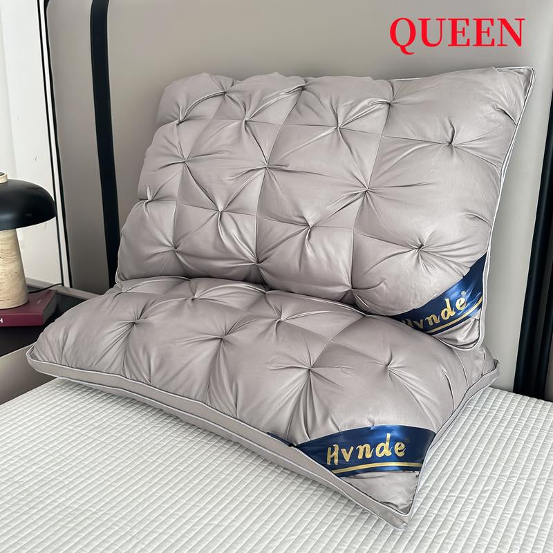 Hvnde Hotel Collection Deep Sleep Pillow - Neck Support Non-Collapse Design Hypoallergenic for Side Supine Prone Sleepers Pillows